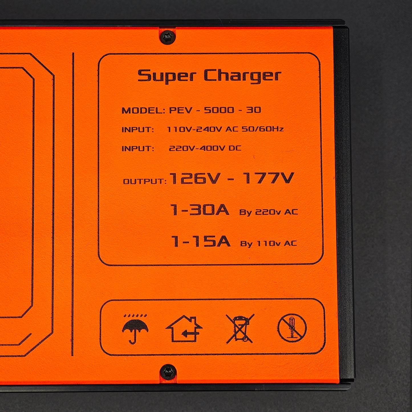 PEVcharge 5000 (126v-177v / 1A-30A) fast charger