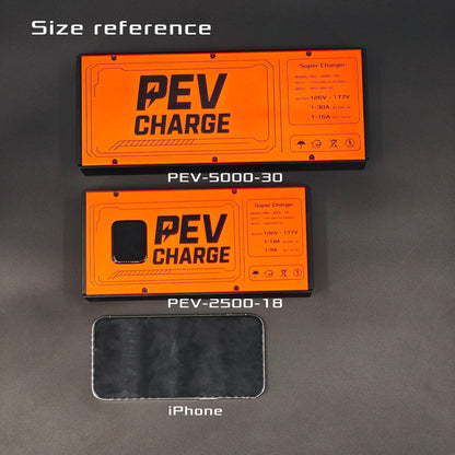 PEVcharge 2500 (126v-177v / 1A-18A) fast charger